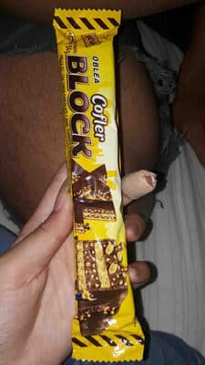 Maní con chocolate Cofler block xl 54 g
