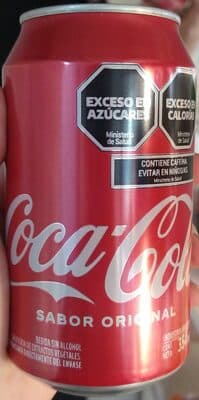 Gaseosa cola regular Coca Cola lata 354 ml