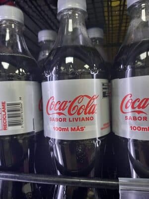Gaseosa cola light Coca Cola PET 600 ml
