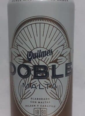 Cerveza blanca Quilmes doble malta lata 410 ml