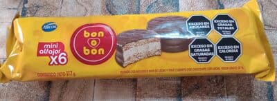 Alfajor de chocolate mini Bon O Bon 6 19.5 g
