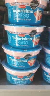 Yogur griego frutilla con crema Yogurisimo 125 g