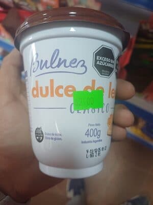 Dulce de leche clásico Bulnez 400 grm