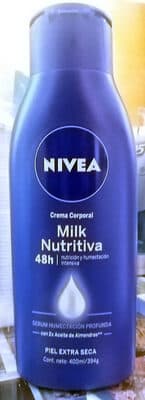Crema corporal Milk Nutritiva Nivea